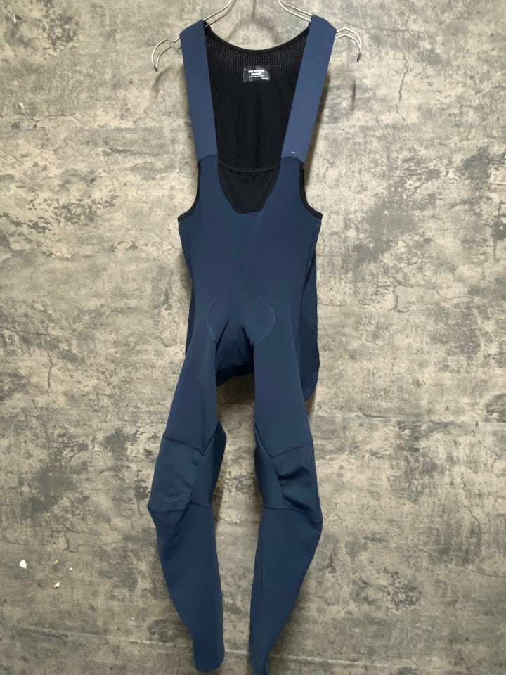 KA536 パスノーマルスタジオ PAS NORMAL STUDIOS MECHANISM DEEP WINTER LONG BIB ビブタイツ ネイビー L 裏起毛