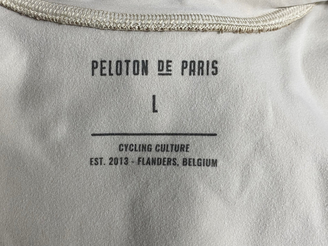 KF089 プロトンドパリ PELOTON DE PARIS 長袖 サイクルジャージ 裏起毛 コーデュロイ ベージュ L