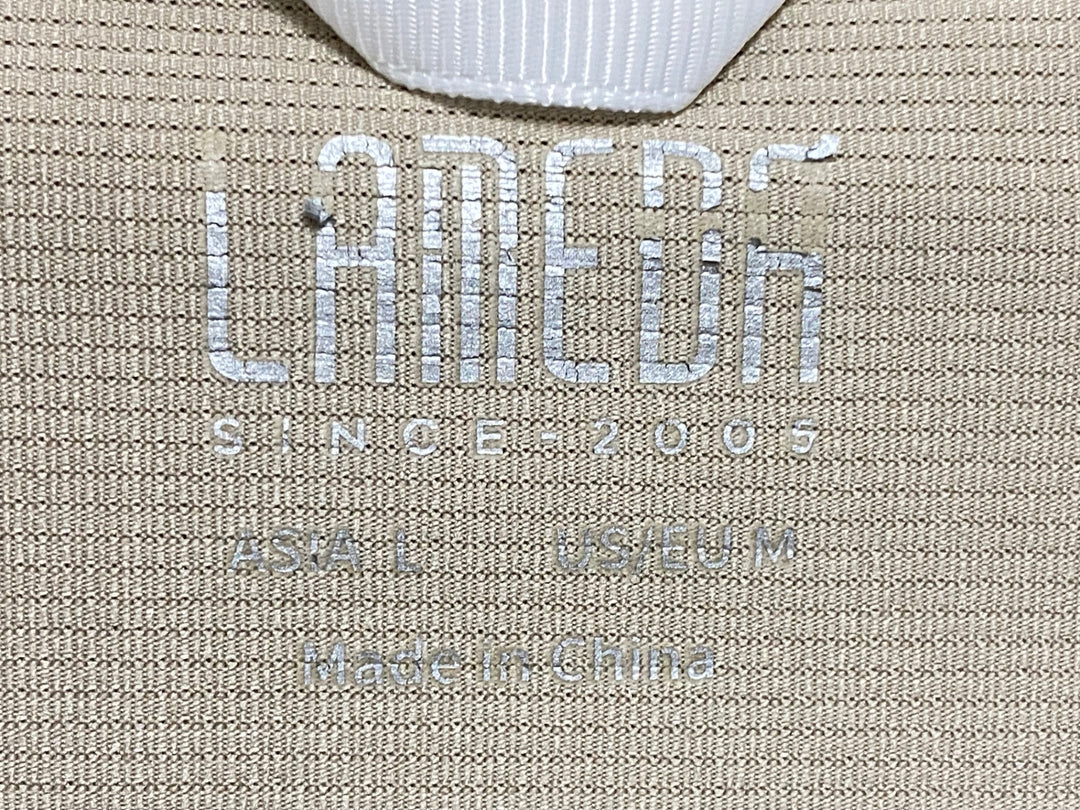 KB853 ラメダ LAMEDA 半袖 サイクルジャージ ベージュ L