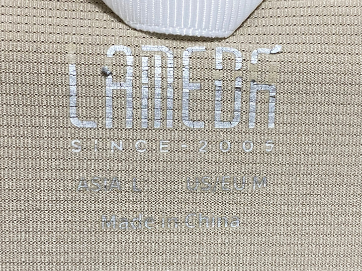 KB853 ラメダ LAMEDA 半袖 サイクルジャージ ベージュ L