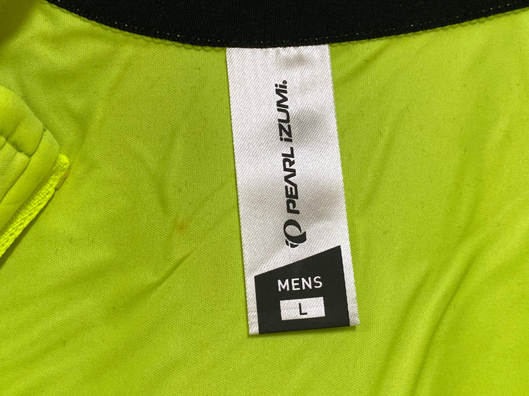 JQ732 パールイズミ PEARL iZUMi ジレ サイクルベスト 黄 L