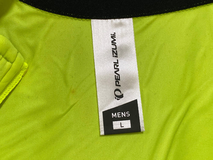 JQ732 パールイズミ PEARL iZUMi ジレ サイクルベスト 黄 L
