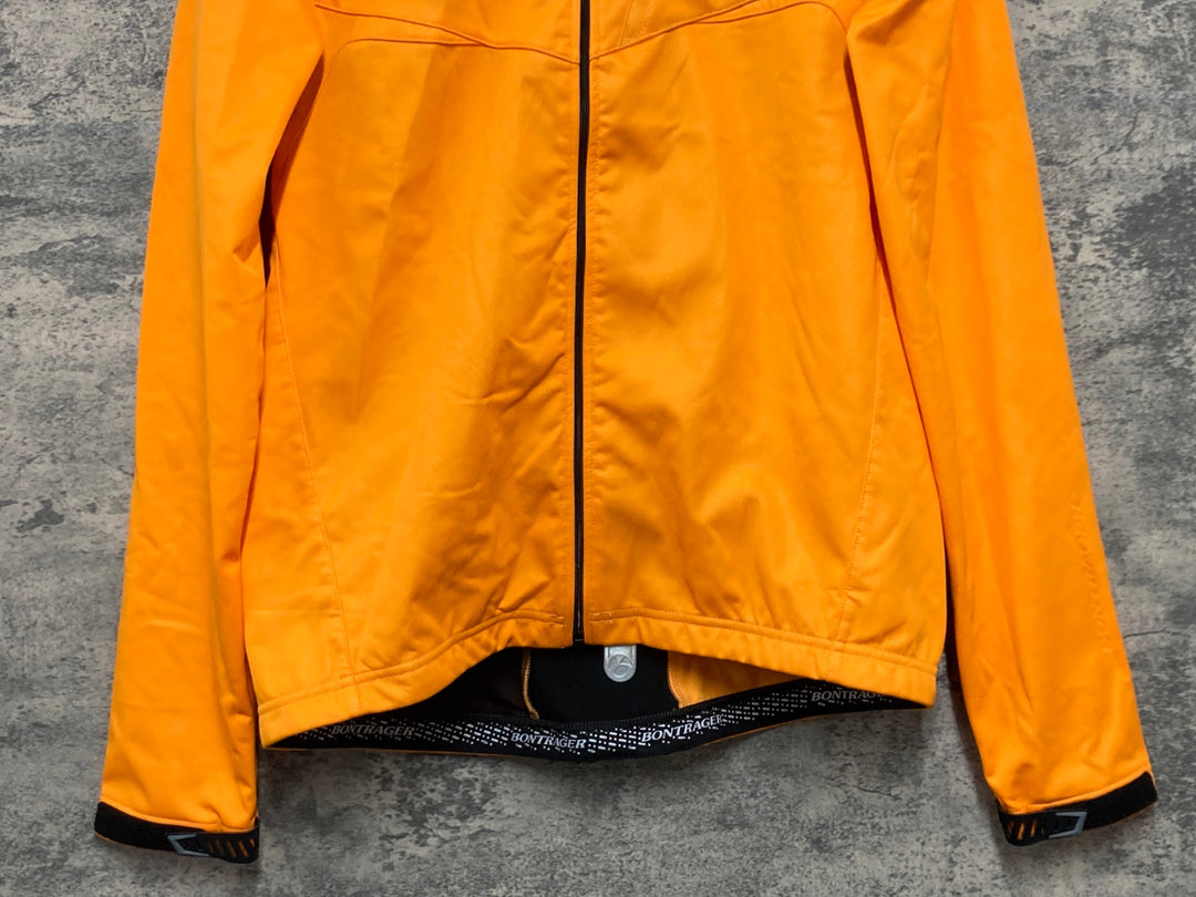 KK445 ボントレガー BONTRAGER 長袖 サイクルジャケット オレンジ 黒 L 裏起毛
