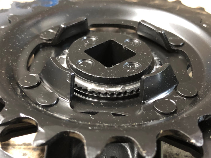 KF758 シマノ SHIMANO FC-MT101-2 クランクセット 175mm 36/22T スクエアテーパー