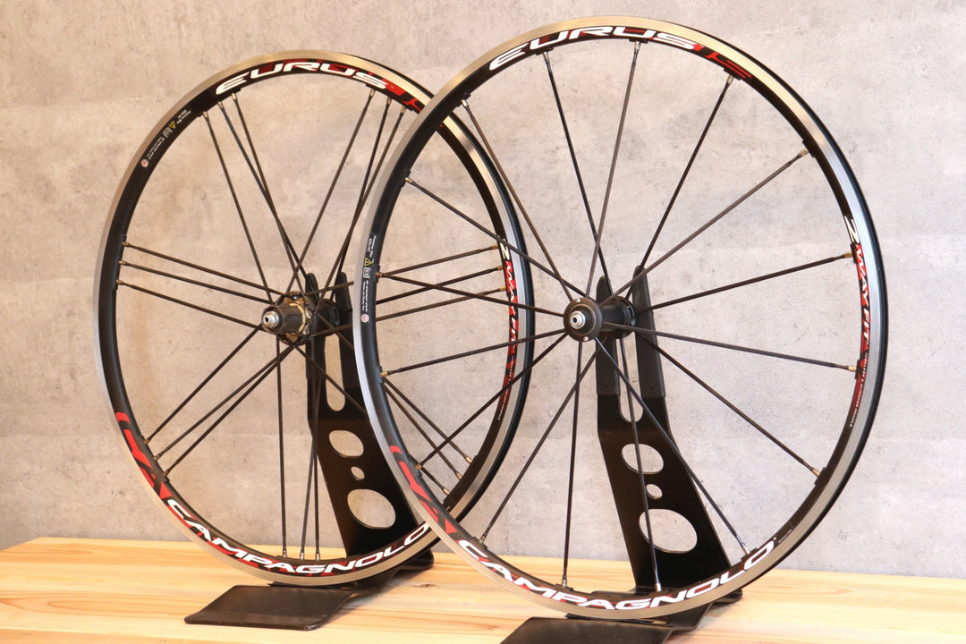 カンパニョーロ CAMPAGNOLO ユーラス EURUS 2WAY-FIT シマノ 10S アルミ チューブレス ホイールセット 【さいたま浦和店】