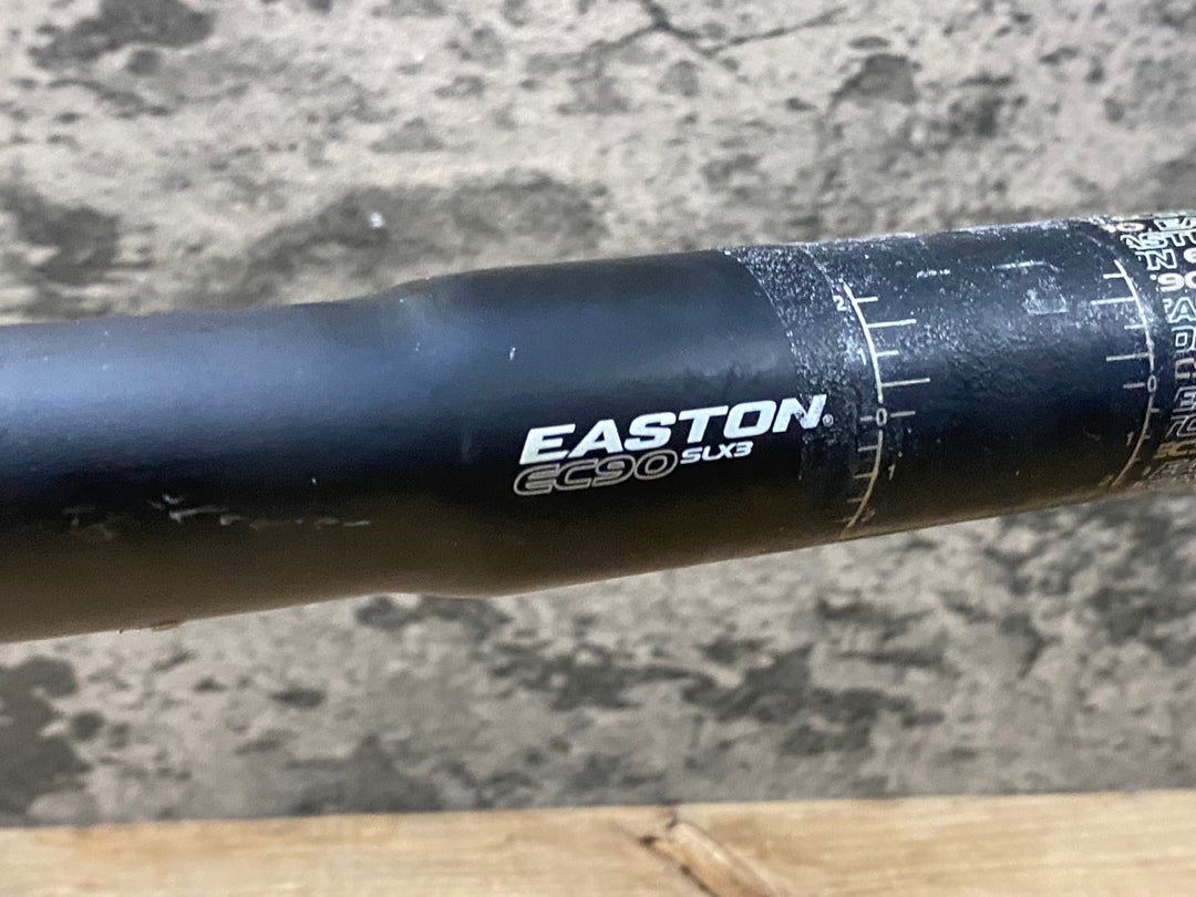 KG755 イーストン EASTON EC90 SLX3 カーボン ドロップハンドル Φ31.8 C-Cエンド420mm ※クランプ部凹み大、クラックのためジャンク