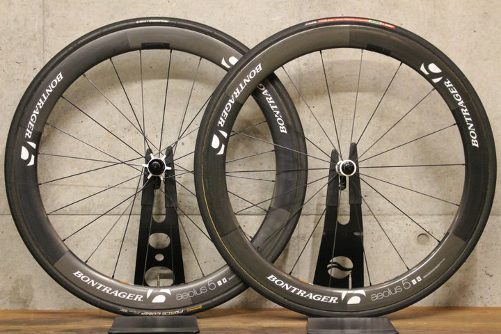 ボントレガー BONTRAGER アイオロス AEOLUS D3 5 カーボン チューブラー ホイールセット シマノ 12/11S 【福岡店】