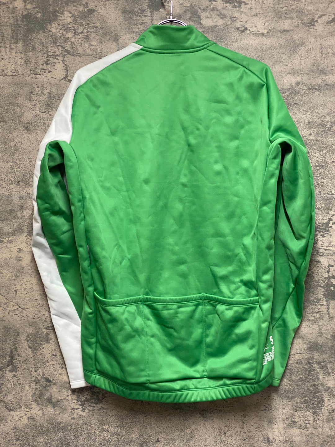 KD326 ルコックスポルティフ le coq sportif 長袖 サイクルジャケット 緑 L 裏起毛