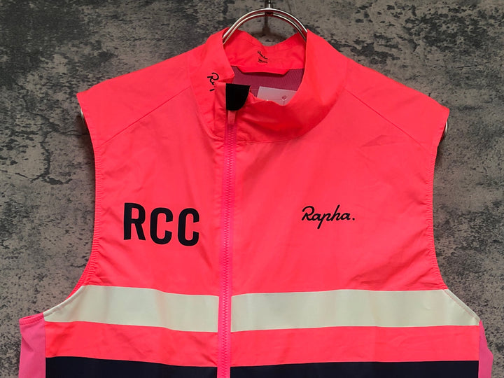 KL364 ラファ Rapha RCC BREVET GILET サイクルベスト ジレ ピンク L