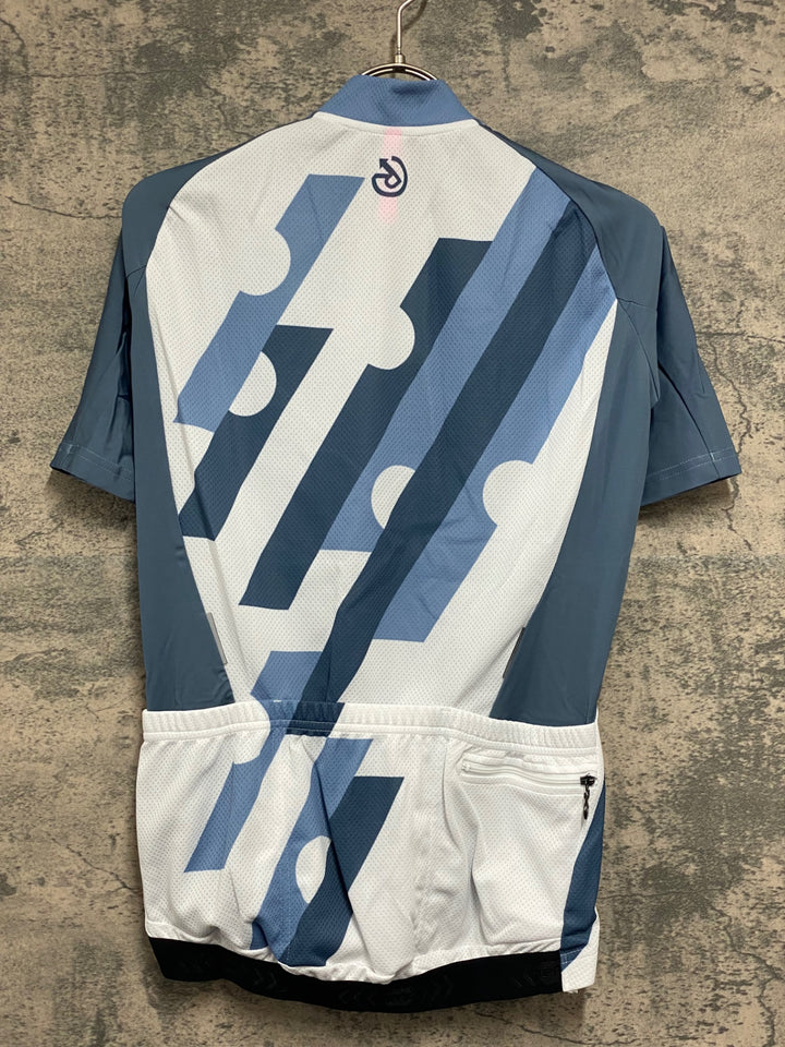 JV995 レリック reric Women's Aeris Standerd Jersey 半袖 サイクルジャージ 青白 S レディース