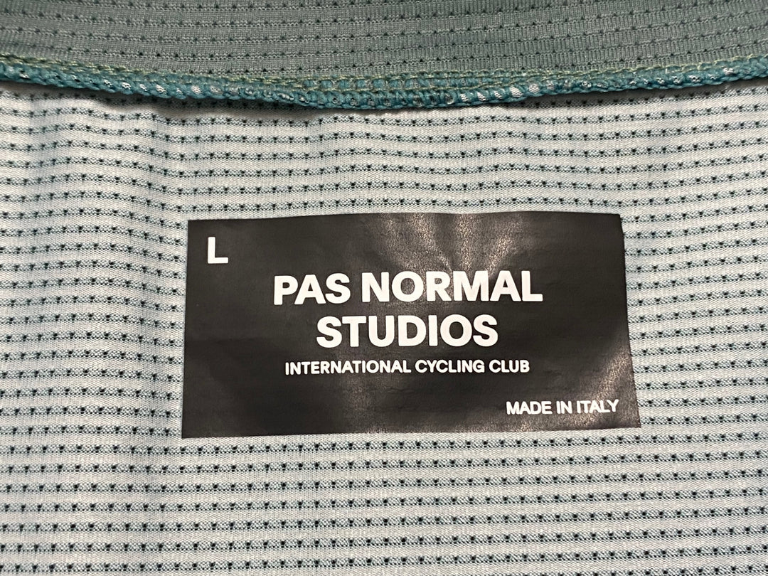 KA590 パスノーマルスタジオ PAS NORMAL STUDIOS MECHANISM JERSEY 半袖 サイクルジャージ ターコイズ L