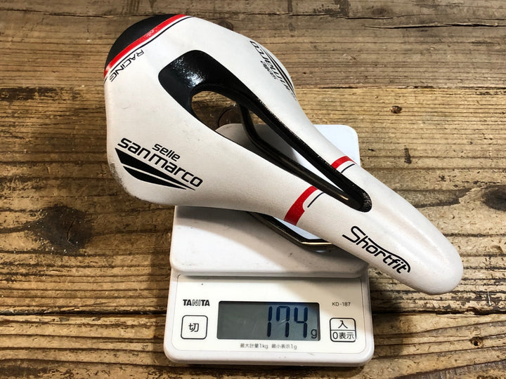 KK416 サンマルコ san marco Shortfit Racing サドル 白 XSiLite レール WIDE