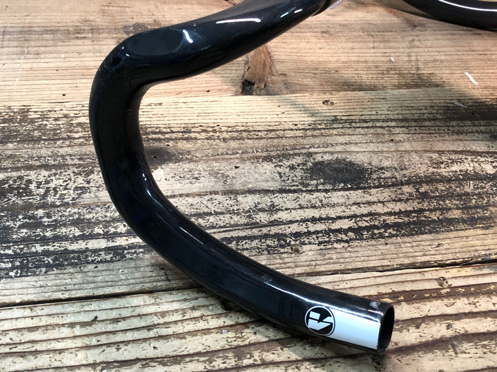JK950 ヴィジョン Vision メトロン METRON 6D カーボン ドロップハンドル 420mm 110mm マウント付※コラムキャップ欠品、クラックの疑いあるためジャンク