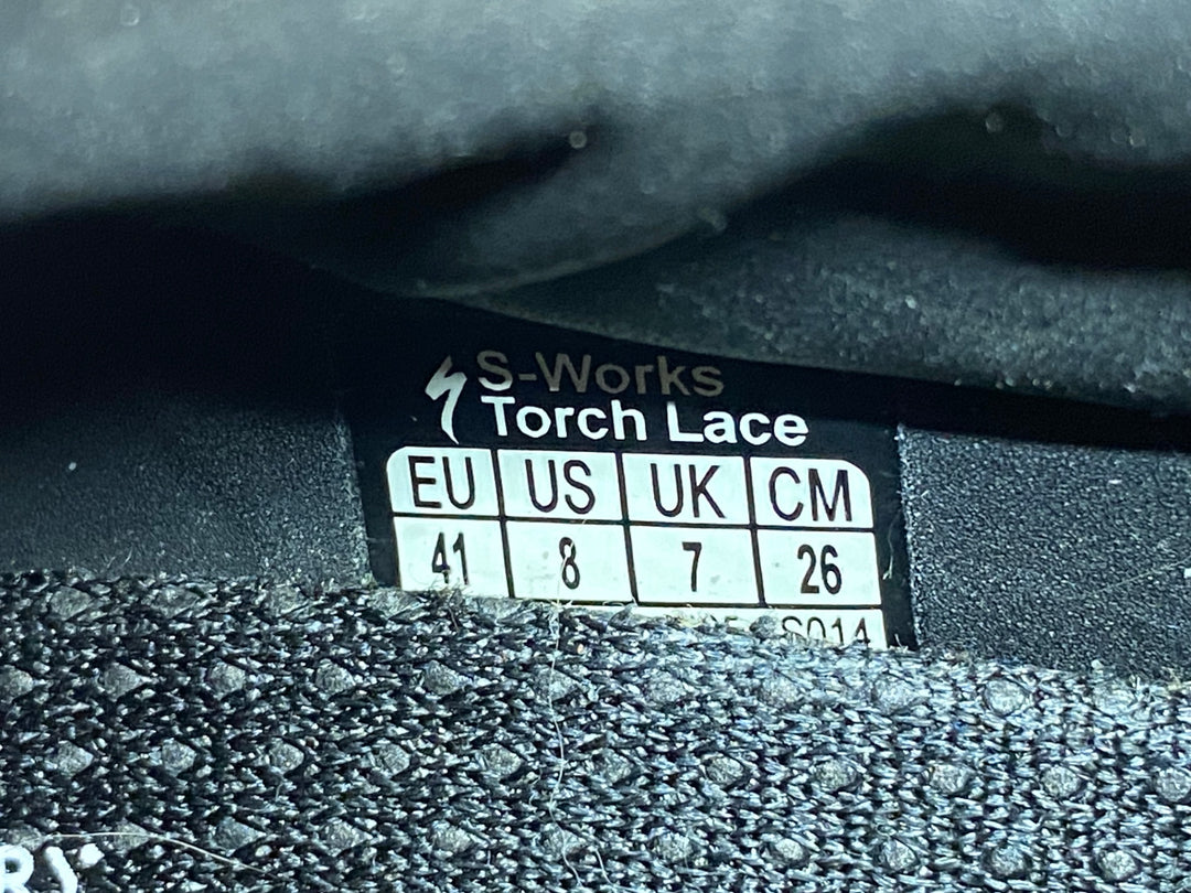 JH193 スペシャライズド SPECIALIZED S-WORKS TORCH LACE ビンディングシューズ 3穴 黒 EU41