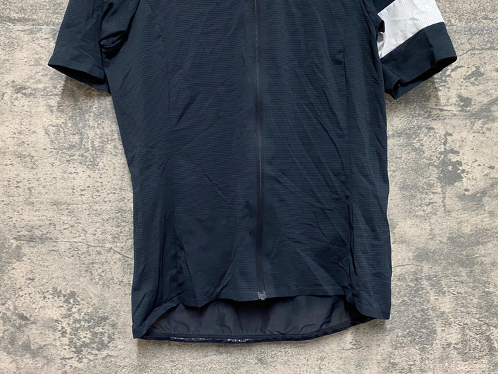 KF472 ラファ Rapha WOMEN'S FLYWEIGHT JERSEY 半袖 サイクルジャージ 濃紺 レディース S