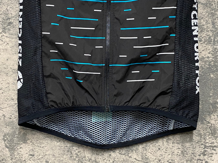 JK743 カステリ CASTELLI サイクルベスト ジレ 黒 S TEAM Sky