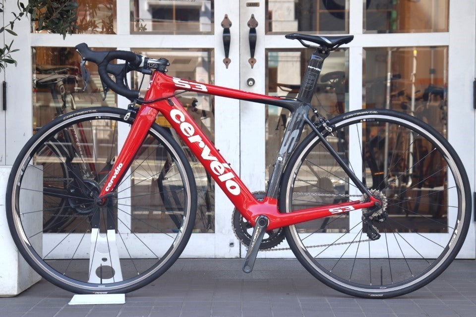 訳アリ サーヴェロ CERVELO S3 2015モデル 51サイズ シマノ アルテグラ 6870 Di2 11S カーボン ロードバイク 【横浜店】