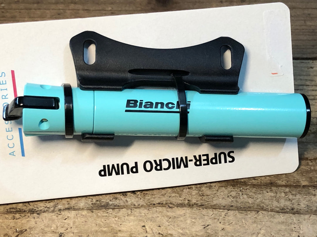 JQ740 ビアンキ Bianchi SUPER MICRO PUMP 携帯ポンプ 空気入れ チェレステ