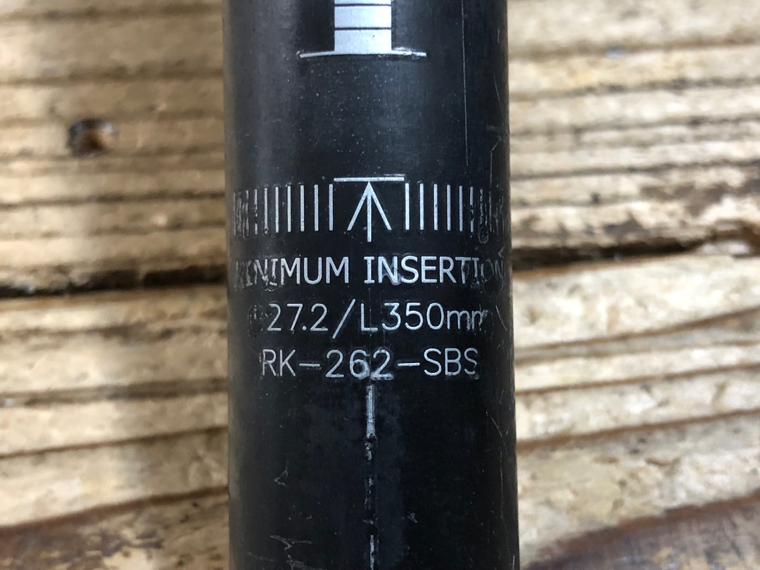 KG366 FSA SL-K カーボン シートポスト 黒 290mm Φ27.2 ※カット加工