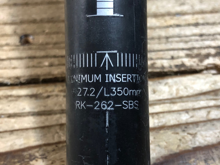 KG366 FSA SL-K カーボン シートポスト 黒 290mm Φ27.2 ※カット加工