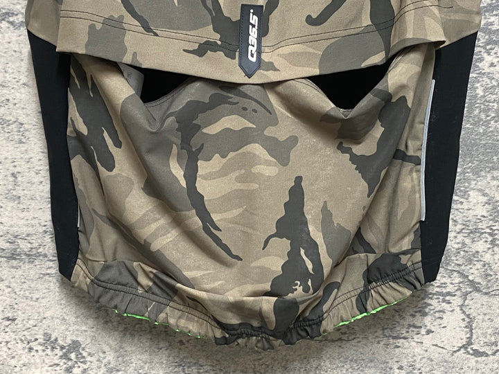 KO081 Q36.5 L1 Essential Winter Vest サイクルベスト ジレ 黒カモ S