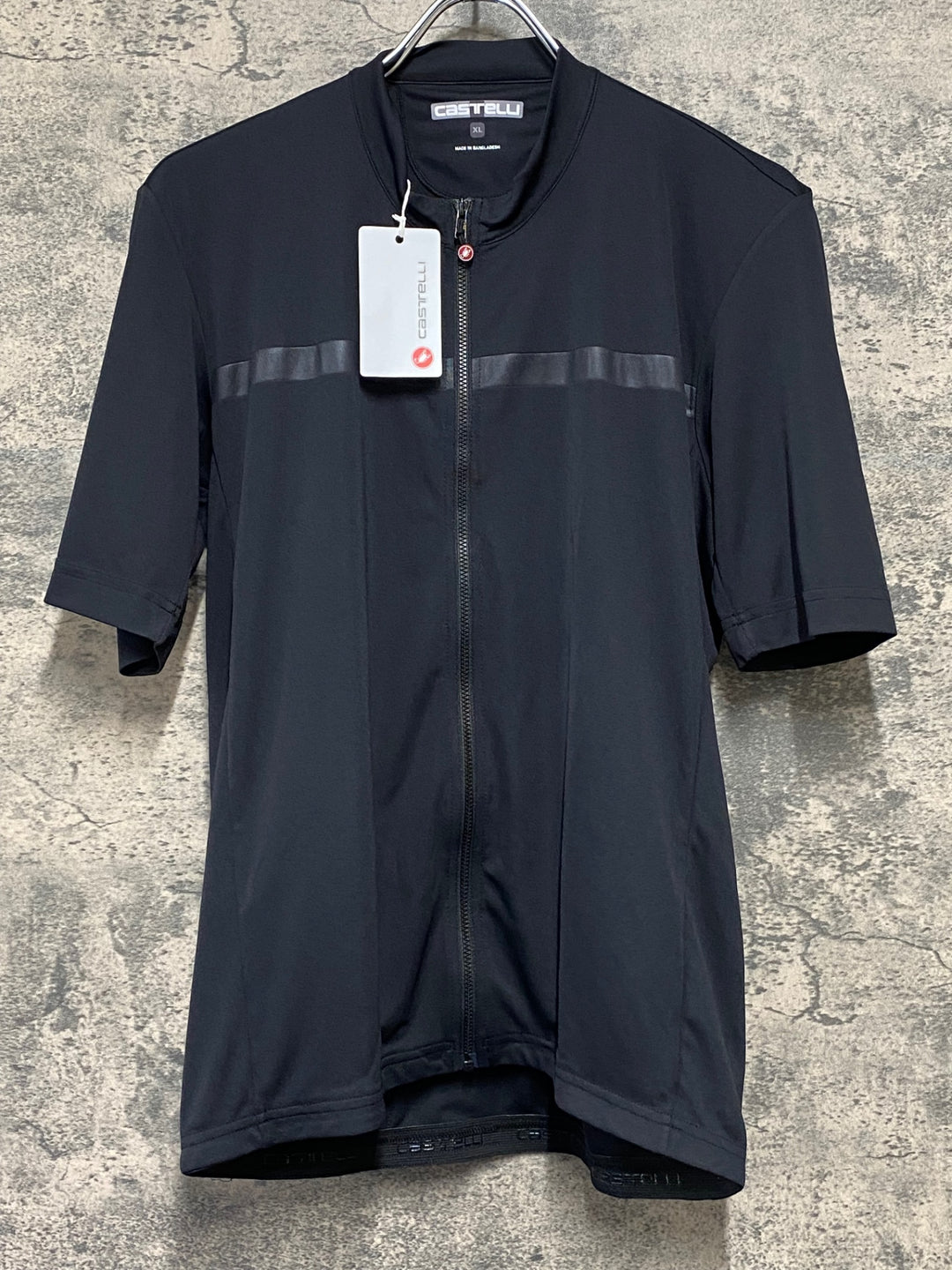 JQ860 カステリ CASTELLI CLASSIFICA JERSEY 半袖 サイクルジャージ 黒 XL