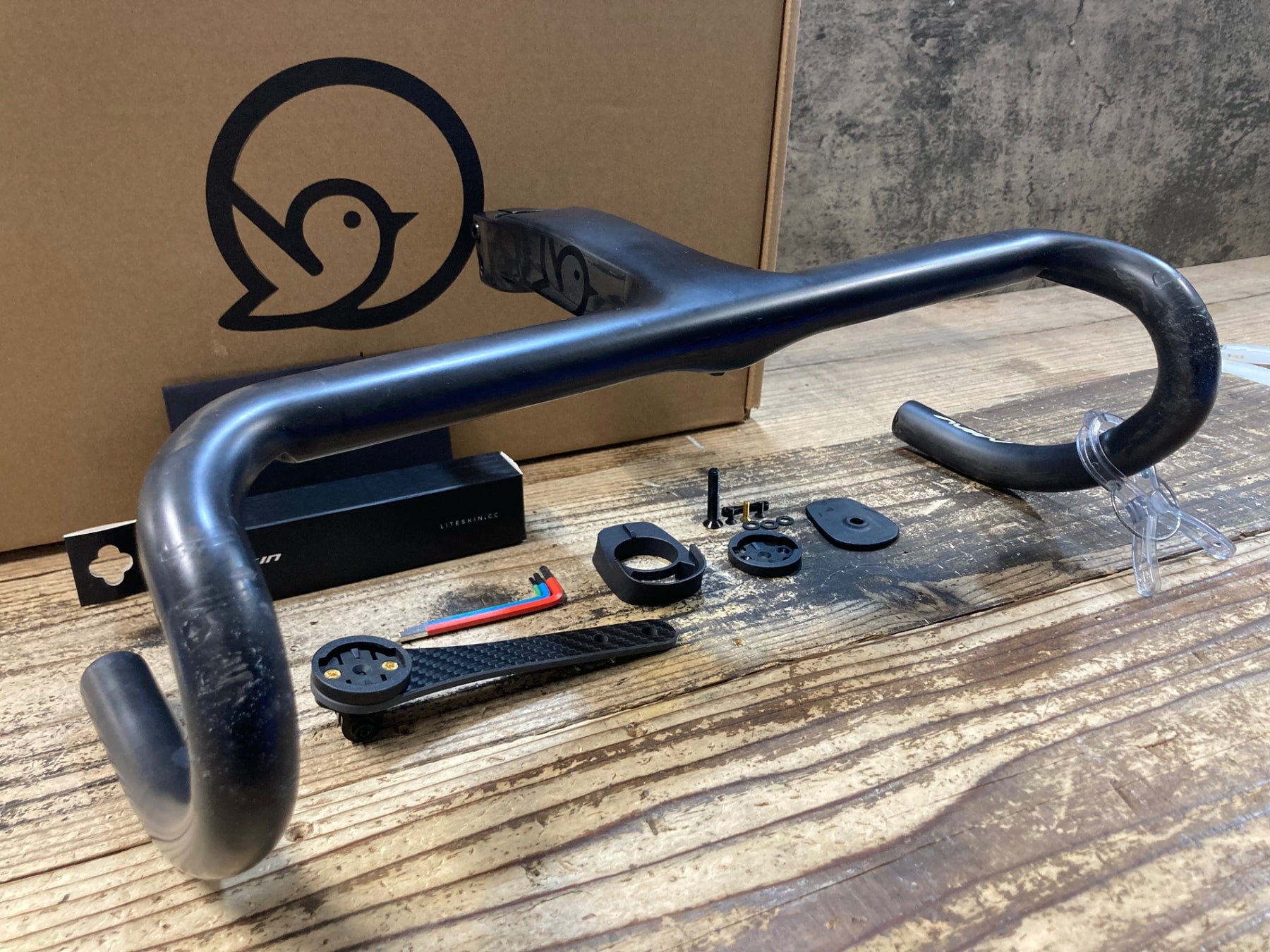 JT570 アヴィアン AVIAN CANARY 一体型 カーボン ハンドルステム 400mm