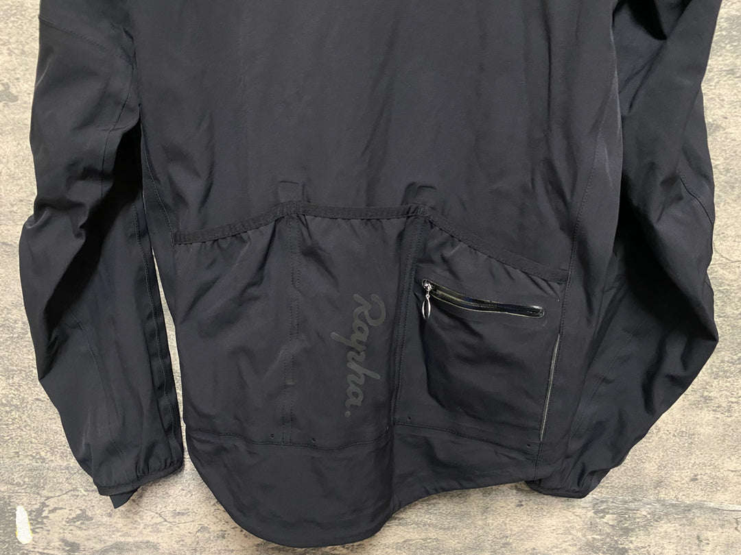 KQ649 ラファ Rapha CLASSIC 長袖 ウインターレインジャケット 黒 S 裏起毛