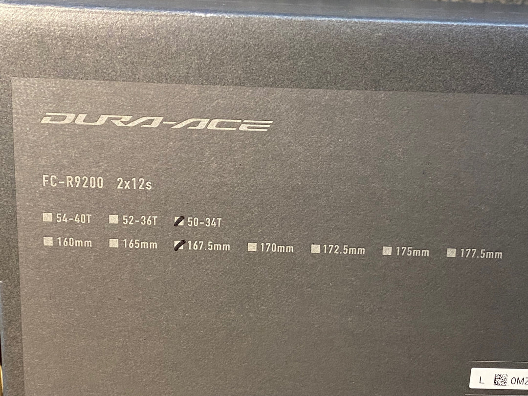 JR607 シマノ SHIMANO デュラエース DURA-ACE FC-R9200 クランクセット 50/34T 167.5mm
