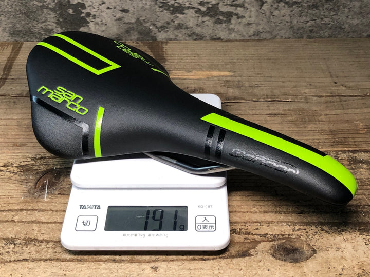 JJ080 セラサンマルコ selle sanmarco コンコール concor racing WIDE サドル XSILITEレール ※先端部クラックの為ジャンク