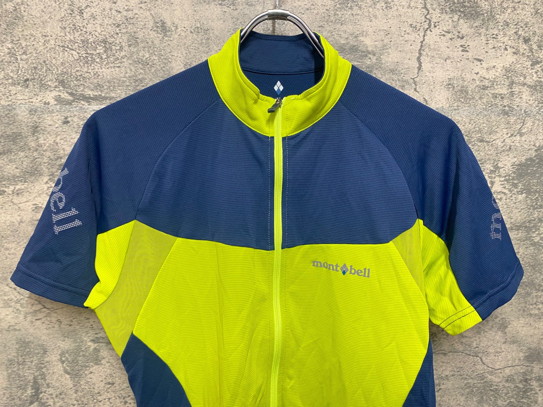 【美品】 チームフィット M 青×黄 サイクルジャージ JV559 スポーツフル sportful 半袖 サイクルジャージ 白 青 M ITALIA