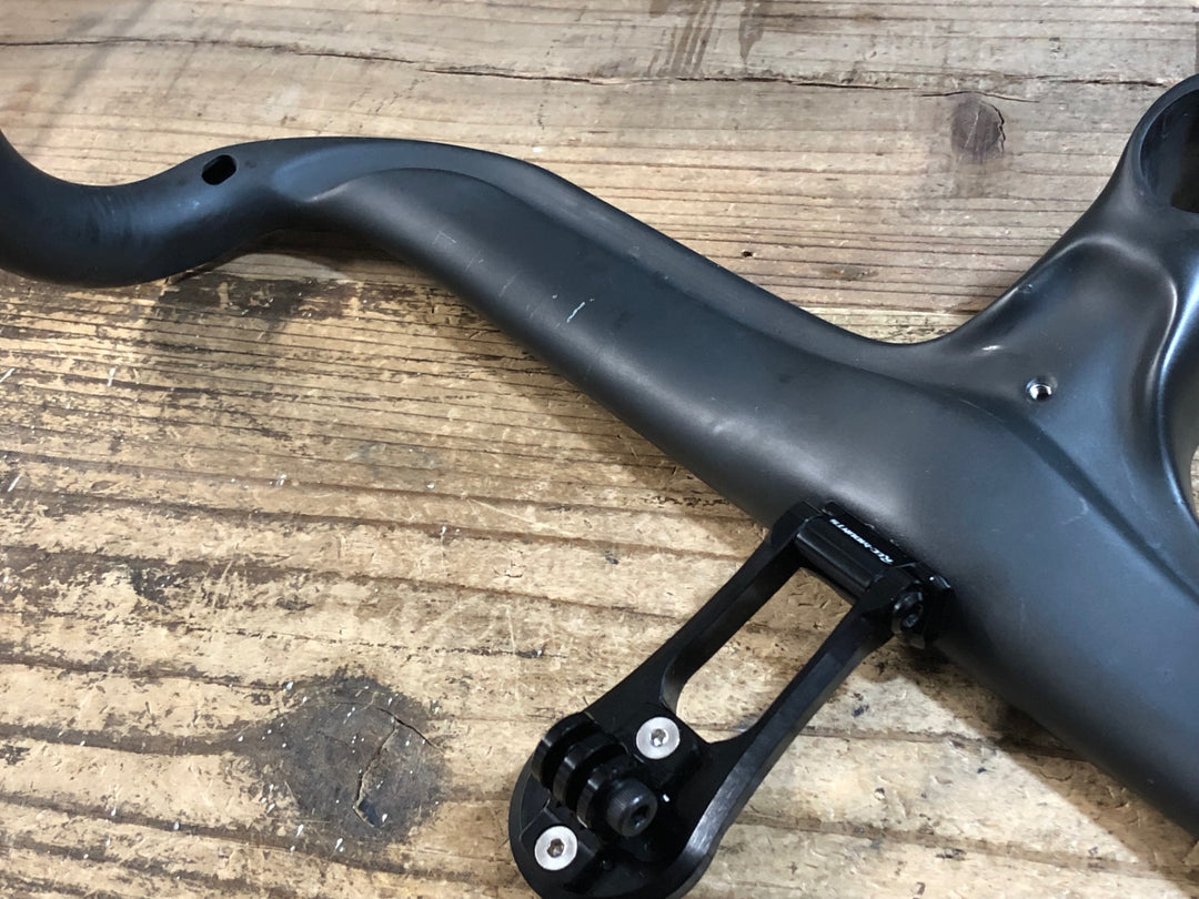 KJ884 ボントレガー BONTRAGER アイオロス AEOLUS RSL VR-C 一体型 カーボン ドロップハンドル 400mmエンドC-C ステム80mm OS リコール対応済み