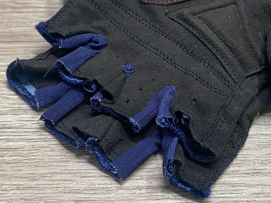 JN363 GripGrab 指切り グローブ 紺 黒 M