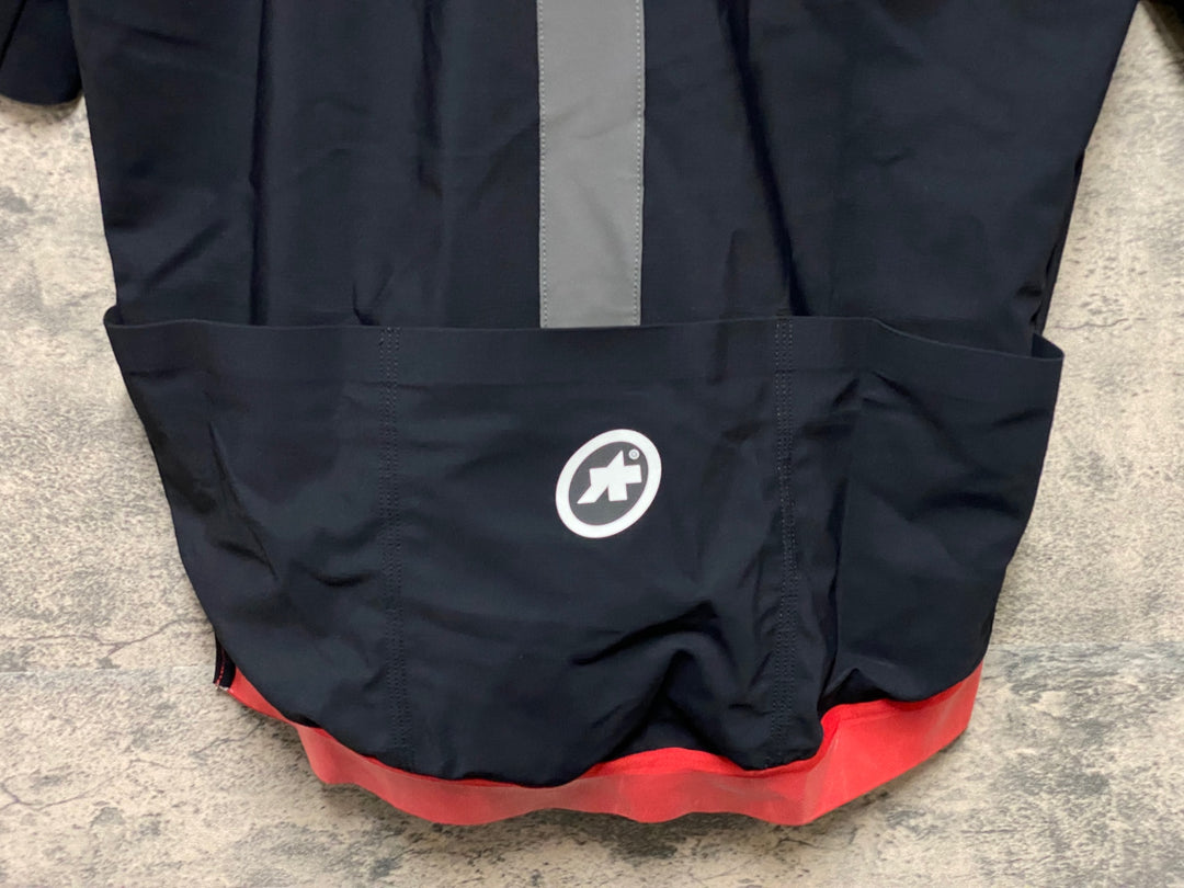 KP853 アソス ASSOS LIBERTY EQUIPE RS RAIN THERMO RACING DEVICE 半袖 黒 L BMC