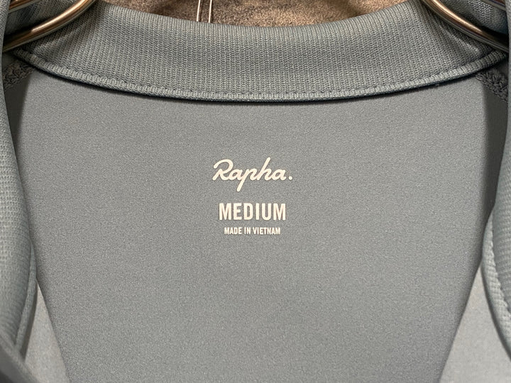 KM068 ラファ Rapha CORE JERSEY 半袖 サイクルジャージ 水色 S ※裾内側ほつれ強のためジャンク