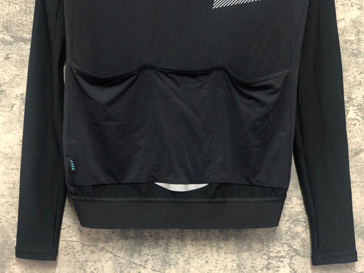 KL002 マープ MAAP PRO FIT JERSEY 長袖 サイクルジャージ 黒 S
