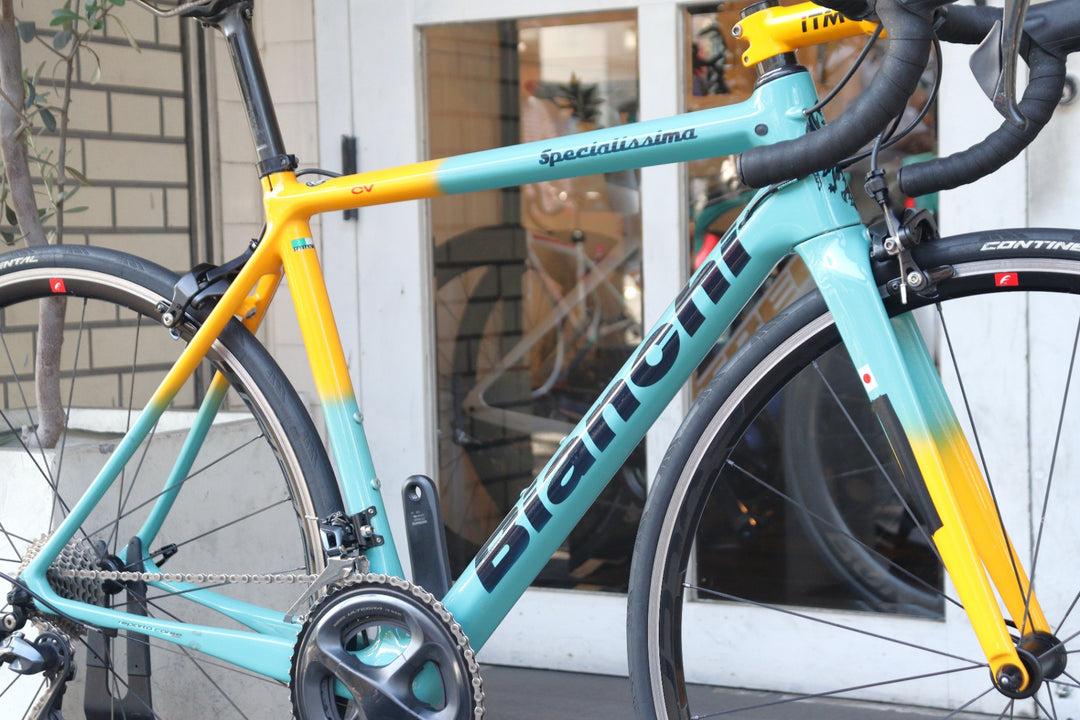 【塗装車】 ビアンキ Bianchi スペシャリッシマ SPECIALISSIMA 53サイズ シマノ アルテグラ R8000 11S カーボン ロードバイク RACING 3 完成車 【横浜店】