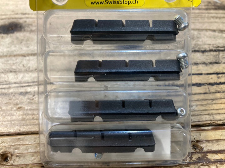 KB206 スイスストップ SWISS STOP Flash Pro Black Prince カーボンリム用 ブレーキシュー 前後セット