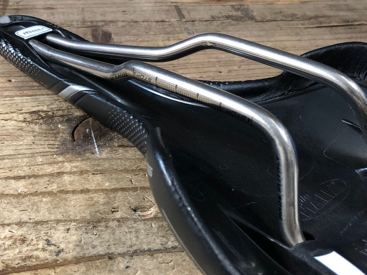 KO331 セライタリア SELLE ITALIA SLR FLOW titanium サドル レール 130mm FRICTION FREE 黒