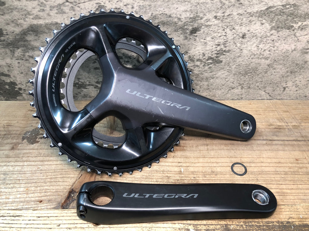 JH273 シマノ SHIMANO アルテグラ ULTEGRA FC-R8100 クランクセット 50-34T 12S 170mm ※クランク取付ボルト欠品