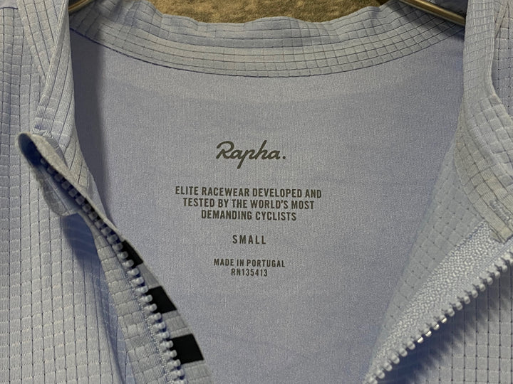 KK698 ラファ Rapha PRO TEAM FLYWEIGHT JERSEY 半袖 サイクルジャージ 水色 S