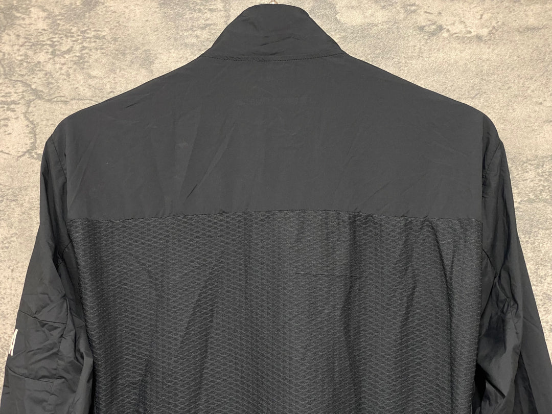 KM410 ラファ Rapha PRO TEAM LIGHTWEIGHT WIND JACKET 長袖 ウィンドブレーカー 黒 S