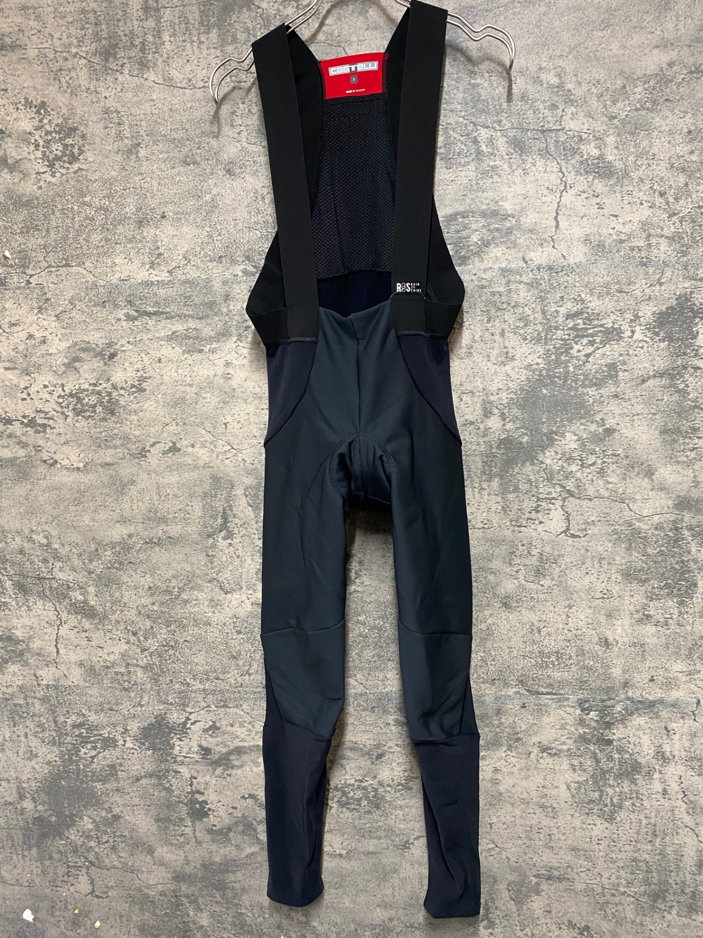 KG816 カステリ CASTELLI ロッソコルサ ROSSO CORSA ビブタイツ 黒 S