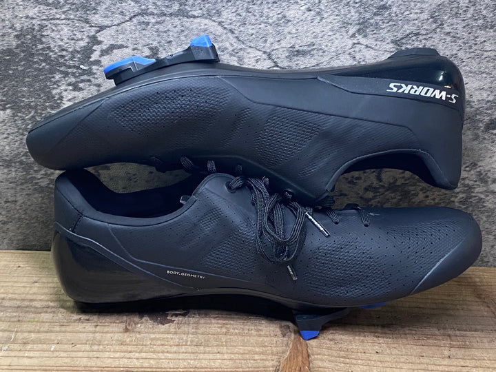 JJ907 スペシャライズド SPECIALIZED S-WORKS TORCH LACE ビンディングシューズ EU44 SPD-SL ブラック