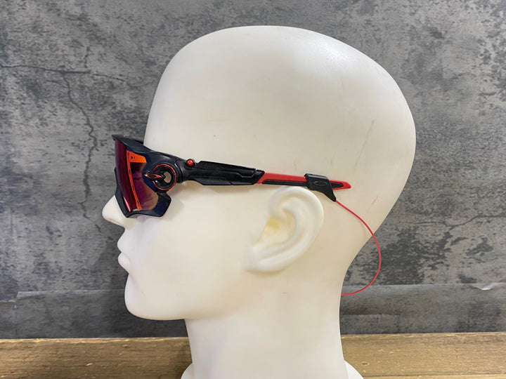 KG235 オークリー OAKLEY JAWBREAKER サングラス アイウェア 黒 赤 PRIZM PHOTOCHROMIC ※レンズ剥離ジャンク
