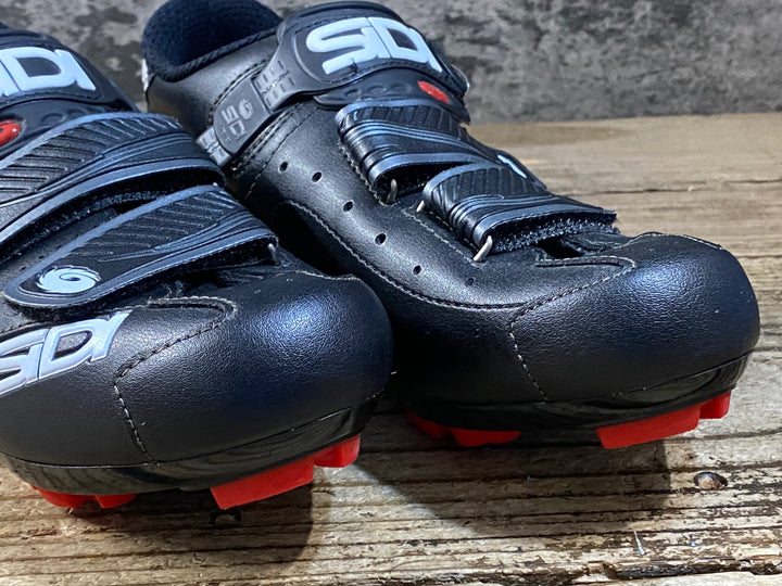KG407 シディ SIDI TRACE MTB ビンディングシューズ 2穴 ブラック EU40 ※ペン字あり