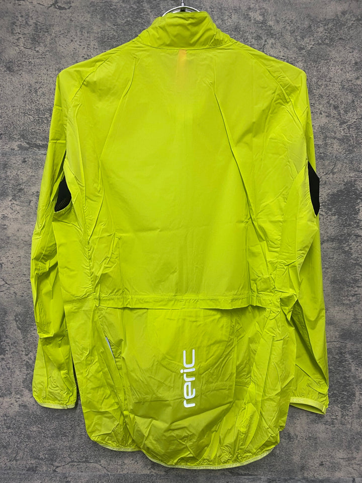 JV971 レリック reric Women's Gemini-a Strech Light Wind Breaker 長袖ウィンドブレーカー 黄緑 L レディース