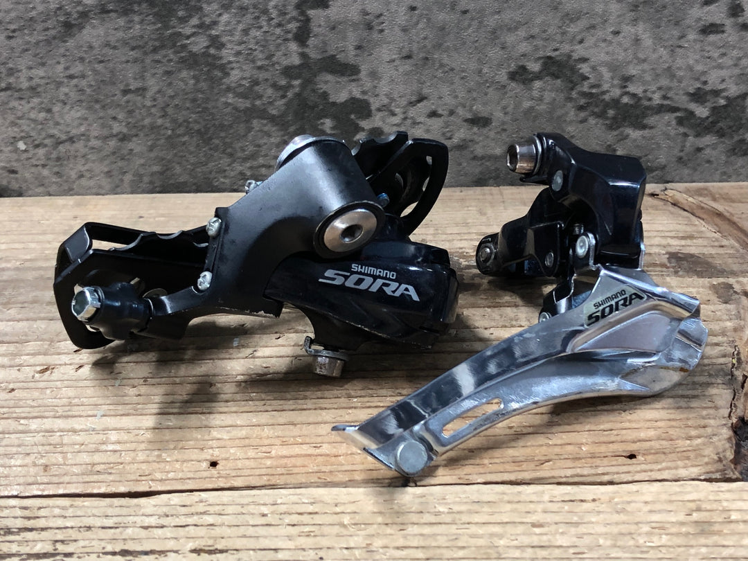 KC930 シマノ SHIMANO ソラ SORA FD-3500 RD-3500 ディレイラー セット バンド Φ34.9 2x9s