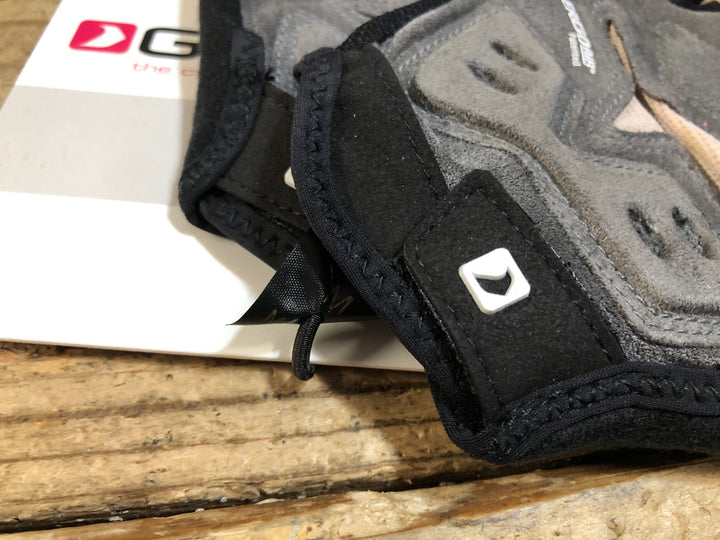 KB822 ガノー GARNEAU 指切りグローブ 黒 M レディース