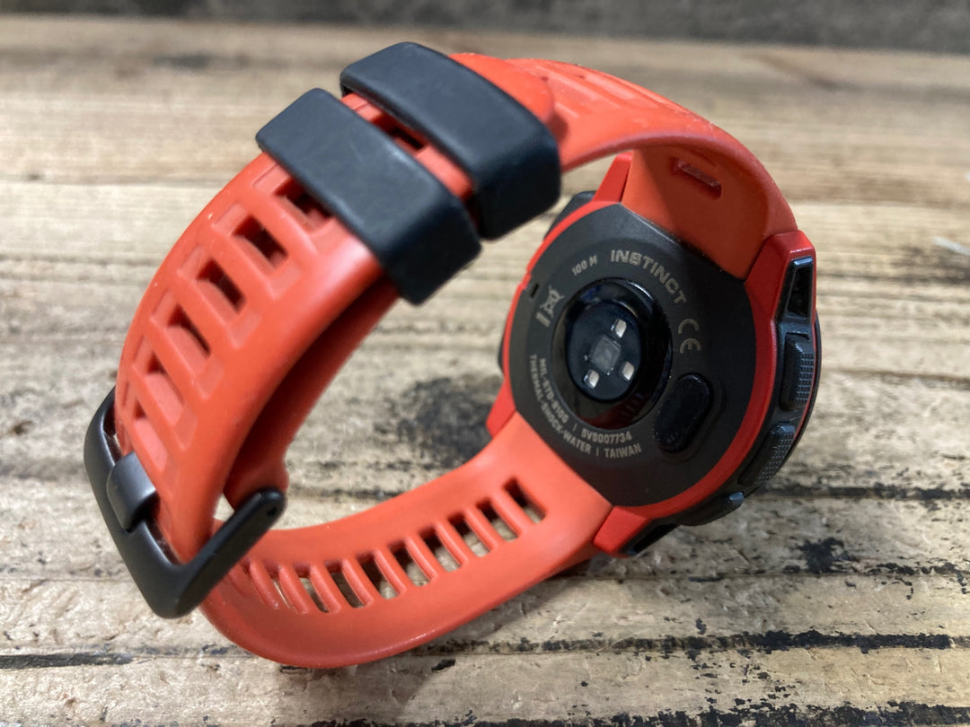 KC853 ガーミン GARMIN INSTINCT アウトドアウォッチ 赤 動作確認済